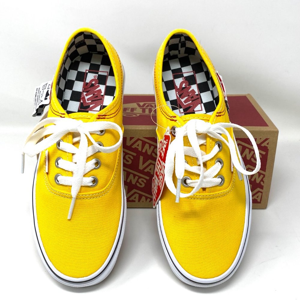 🌹 Spring Sale 🌹 VANS Authentic Hc Diy Lemon Canvas Women's Size 7 VN0A4UUC1AE - Picture 4 of 15